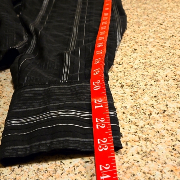 East 5th Long Sleeve Fancy Striped Button Down Shirt Womens size 2X - Picture 10 of 12